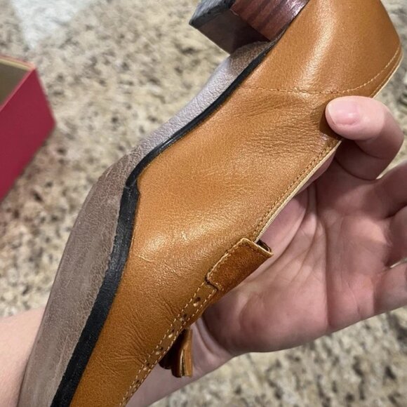 Magdesians California Women’s Loafers Brown Leather Suede Tassel Vintage Shoes 6 - Picture 8 of 14